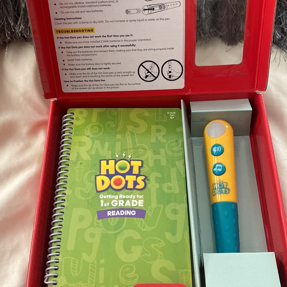 Hot Dots Learning Tool 1st Grade Math and Reading - Picture 4 of 6
